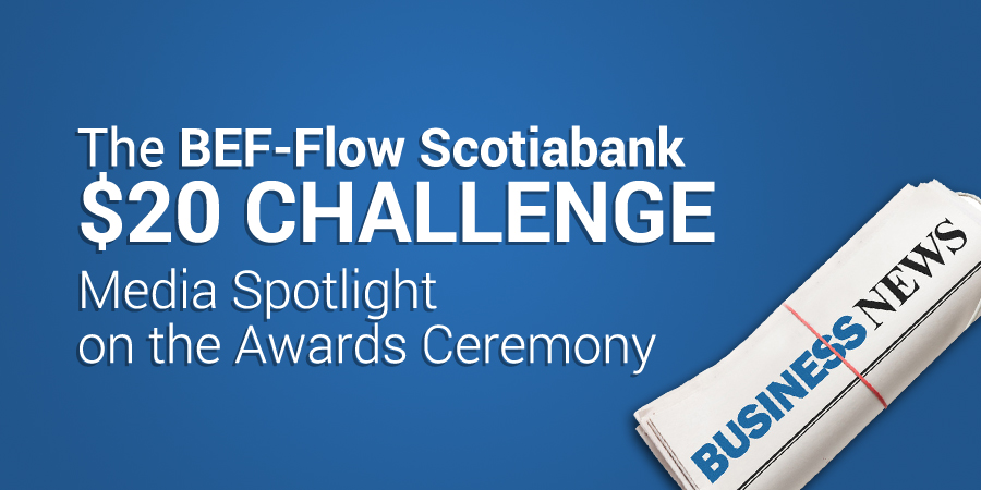 Media coverage of this year's $20 Challenge Awards