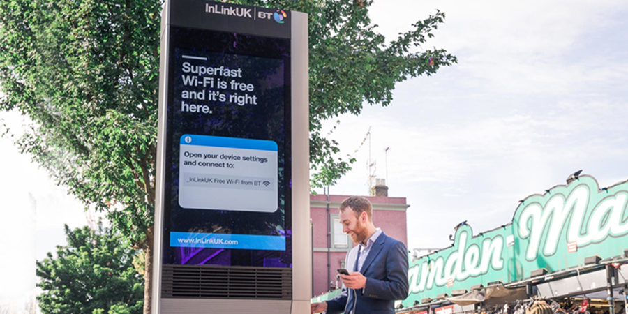 London is the second city to get free gigabit WiFi kiosks