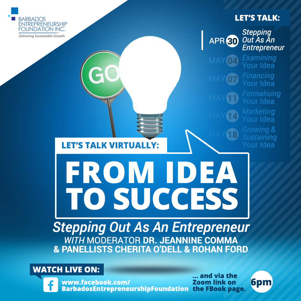 Let's Talk Virtually: From Idea to Success - Stepping Out As An Entrepreneur