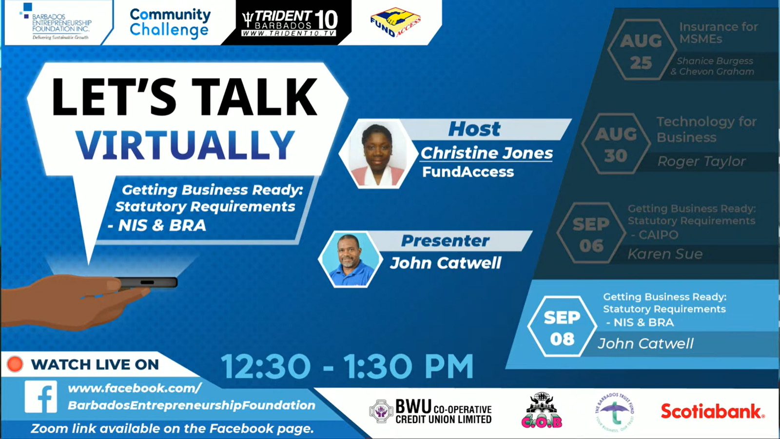 Let's Talk Virtually: Statutory Requirements  - NIS & BRA